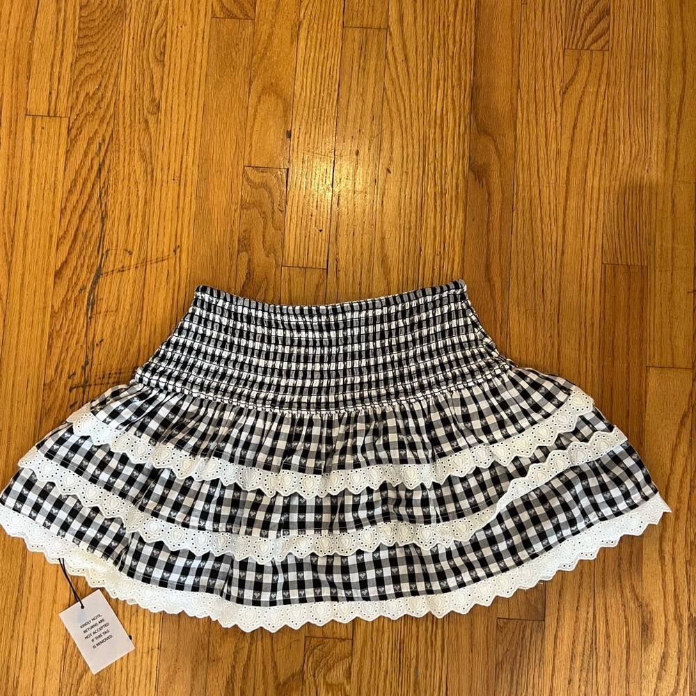 Majorelle gingham skirt - Picture 3 of 6